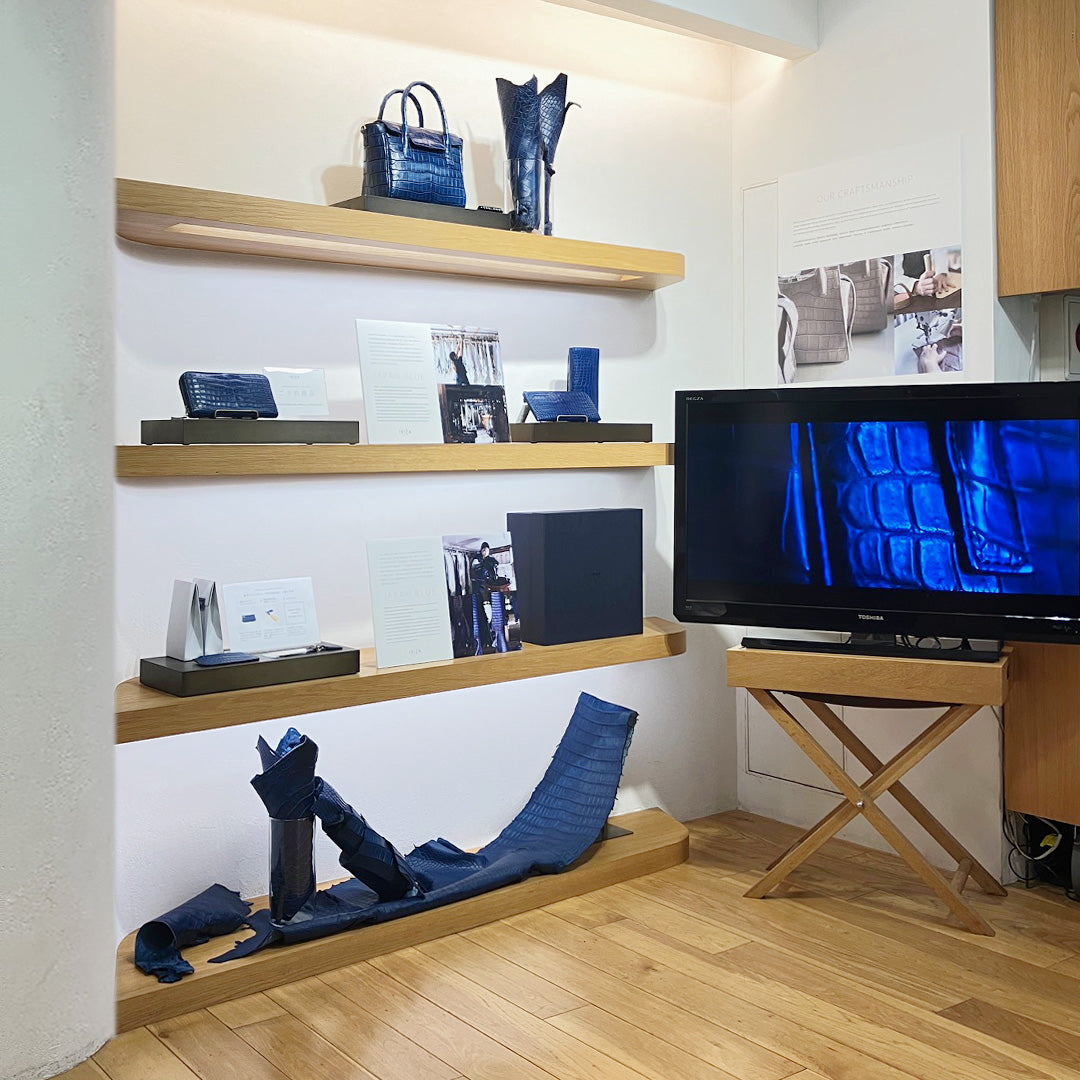 藍染クロコダイル ショールーム先行販売のご案内