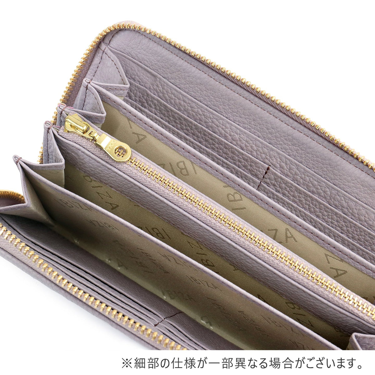 牛革 ラウンドファスナー長財布