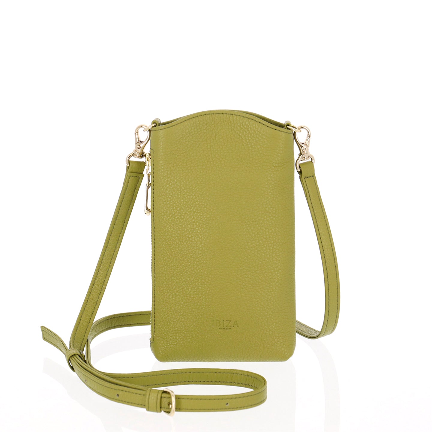 牛革 スマートフォンポシェット