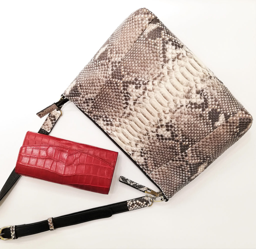 アクティブに使えるこだわりのパイソンショルダー – イビサ オンライン