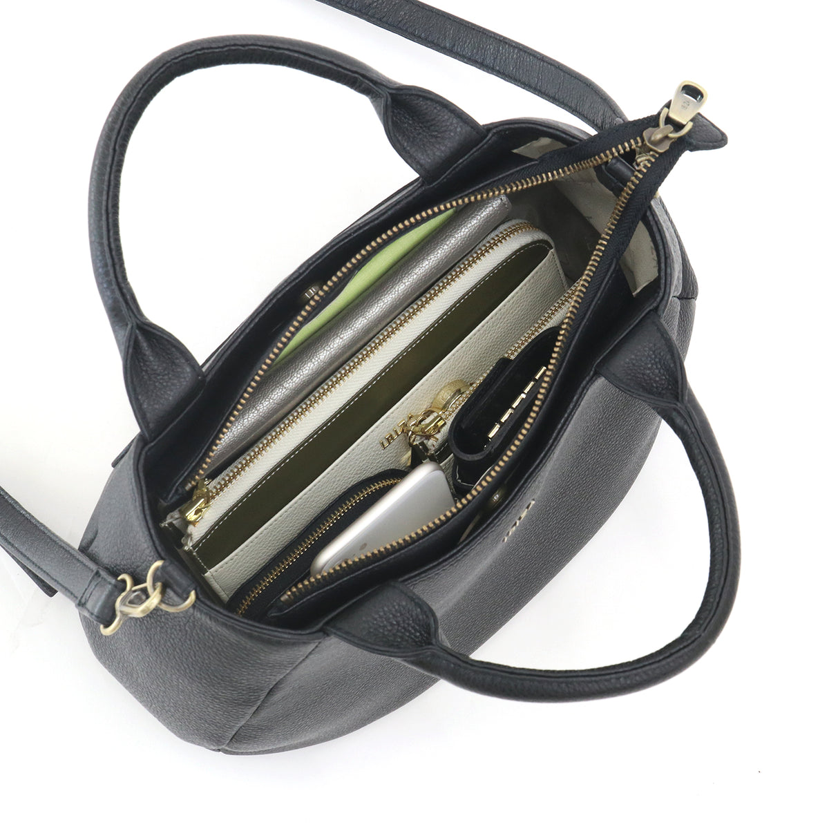 ボンダード　牛革　2WAYバッグ(M)