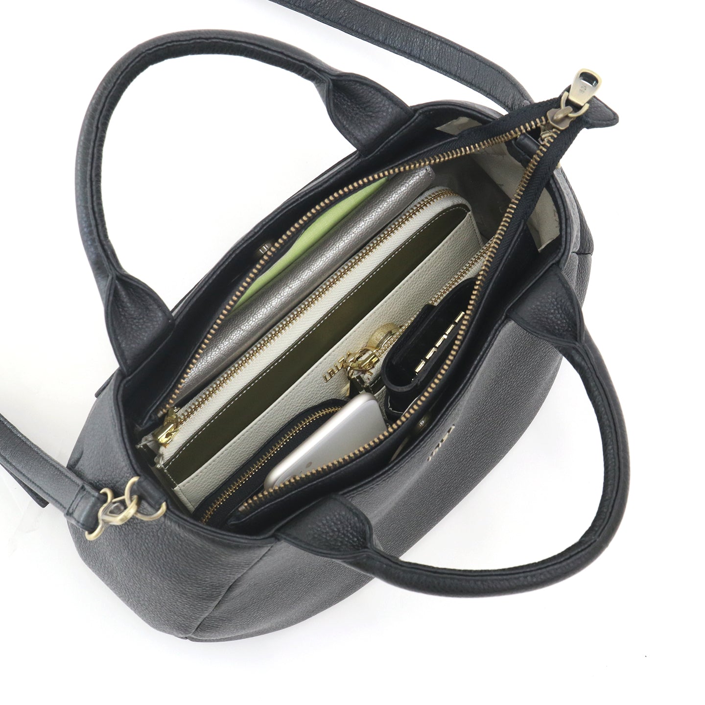 ボンダード　牛革　2WAYバッグ(M)