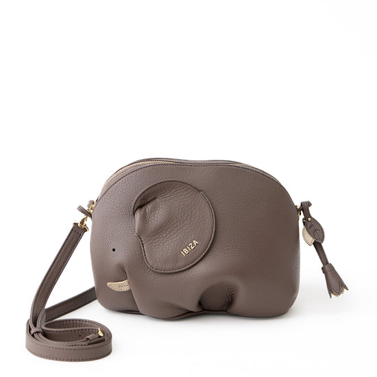 アニマーダ　牛革　ショルダーバッグ(ゾウ)