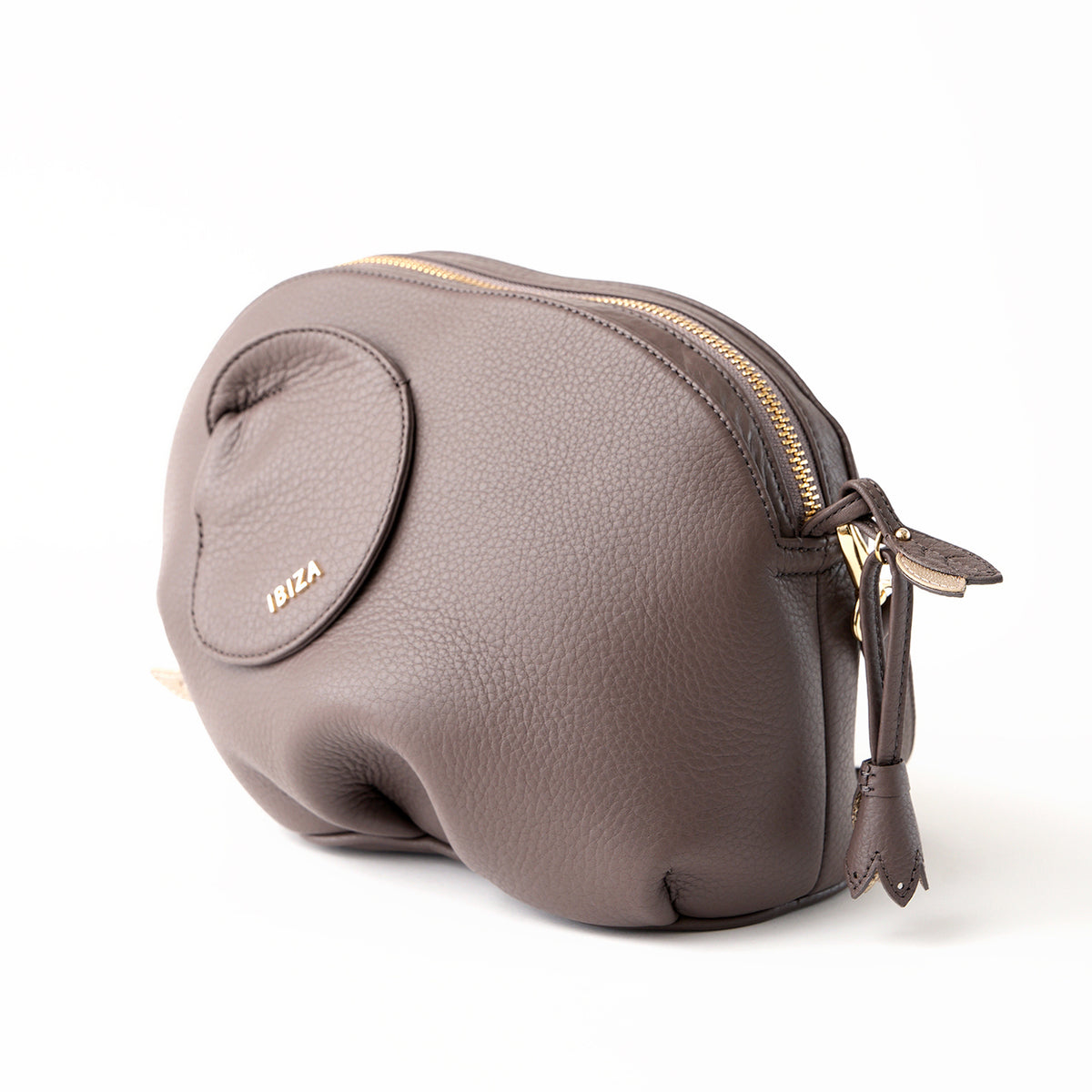 アニマーダ　牛革　ショルダーバッグ(ゾウ)