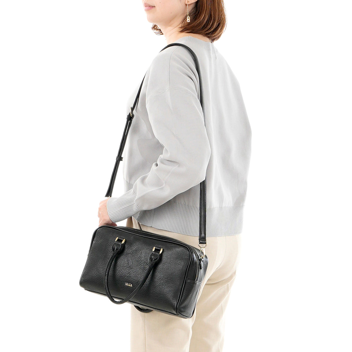 エセンシア　牛革　2WAYバッグ (M)