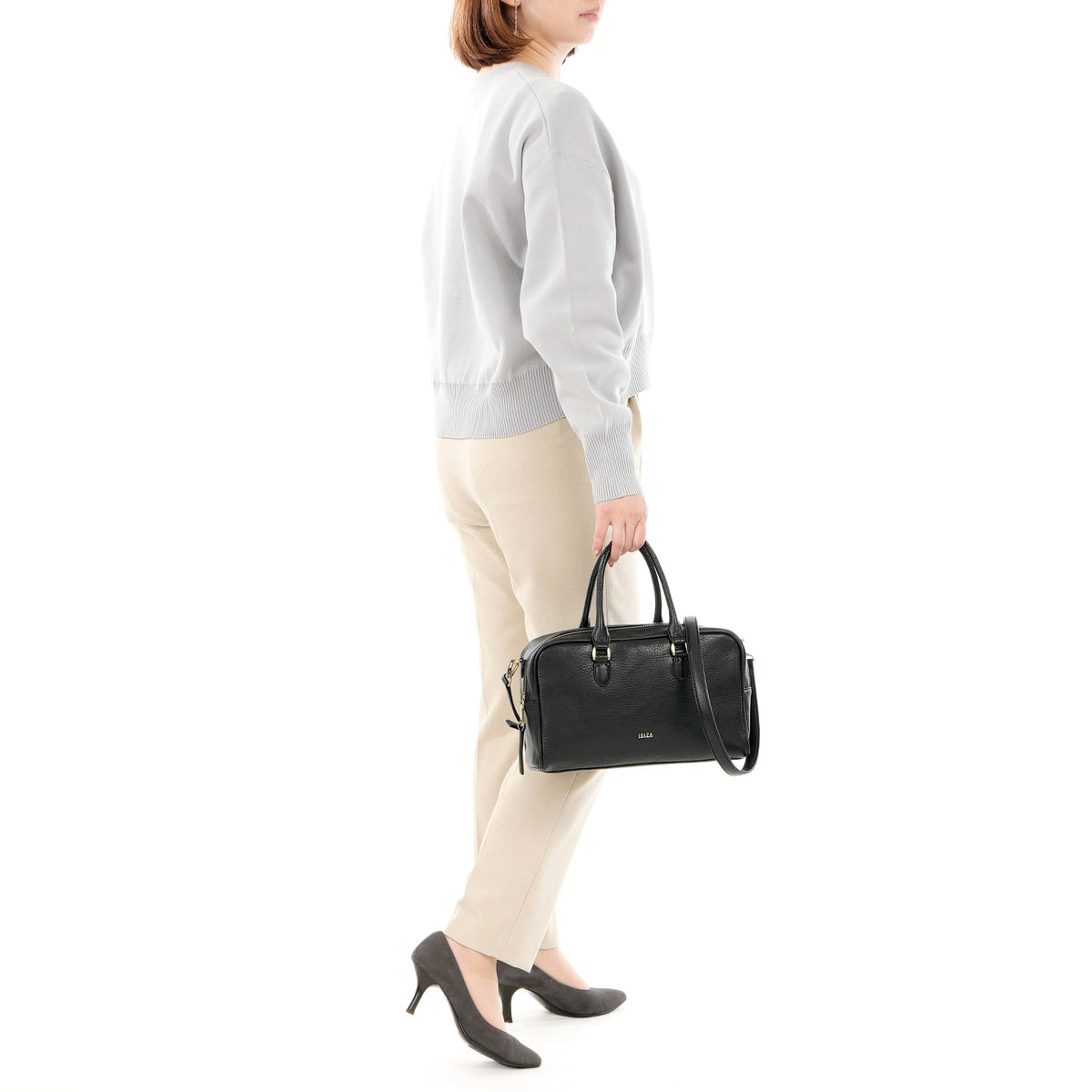 エセンシア　牛革　2WAYバッグ (M)