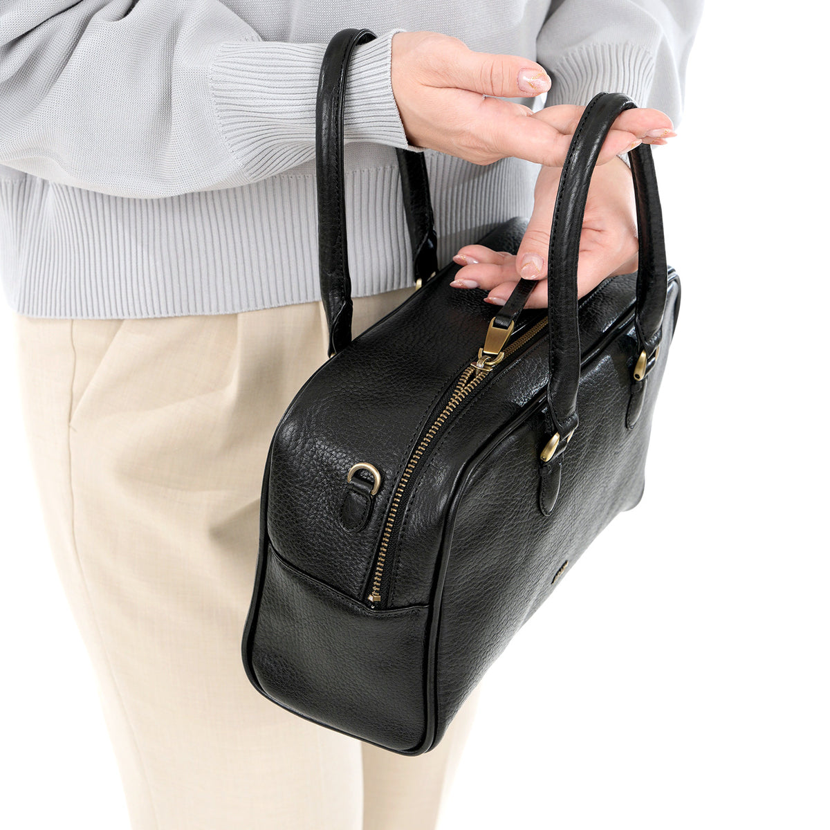 エセンシア　牛革　2WAYバッグ (M)