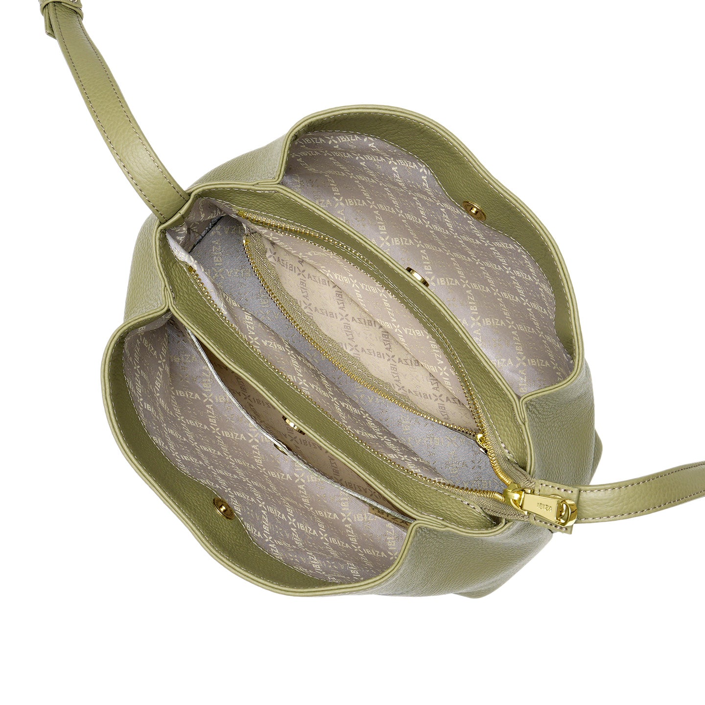 イニシオ　牛革　ショルダーバッグ