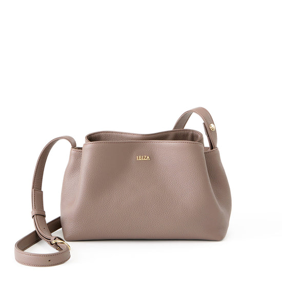 超美品 IBIZA 編み込み レザー ハンドバッグ ベージュ コレクション – イビサ オンラインショップ