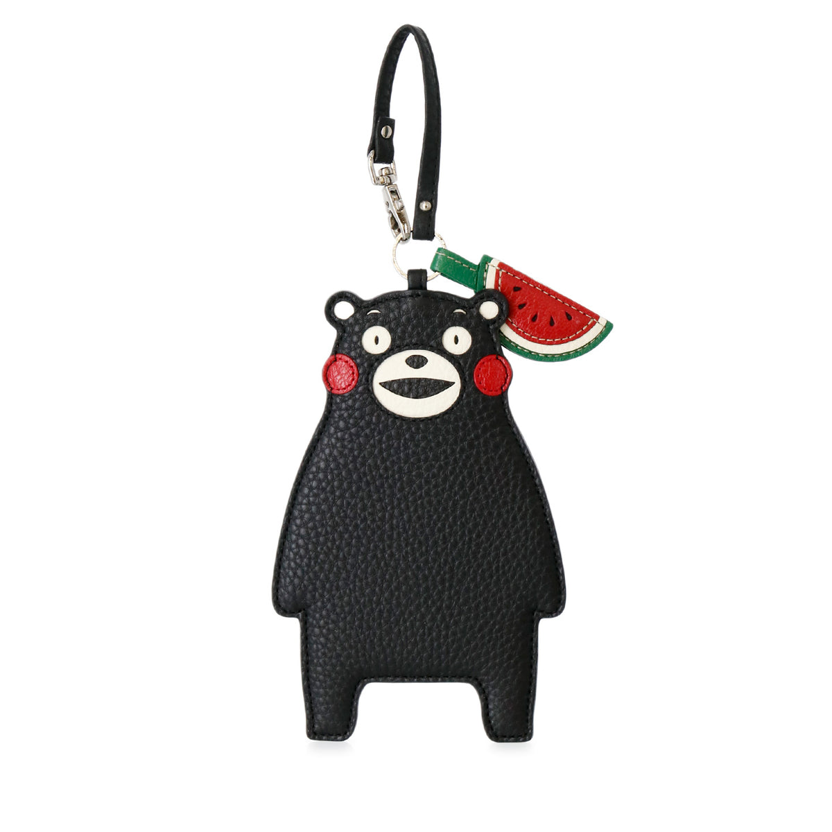 【くまモンコラボ商品】牛革　パスケース