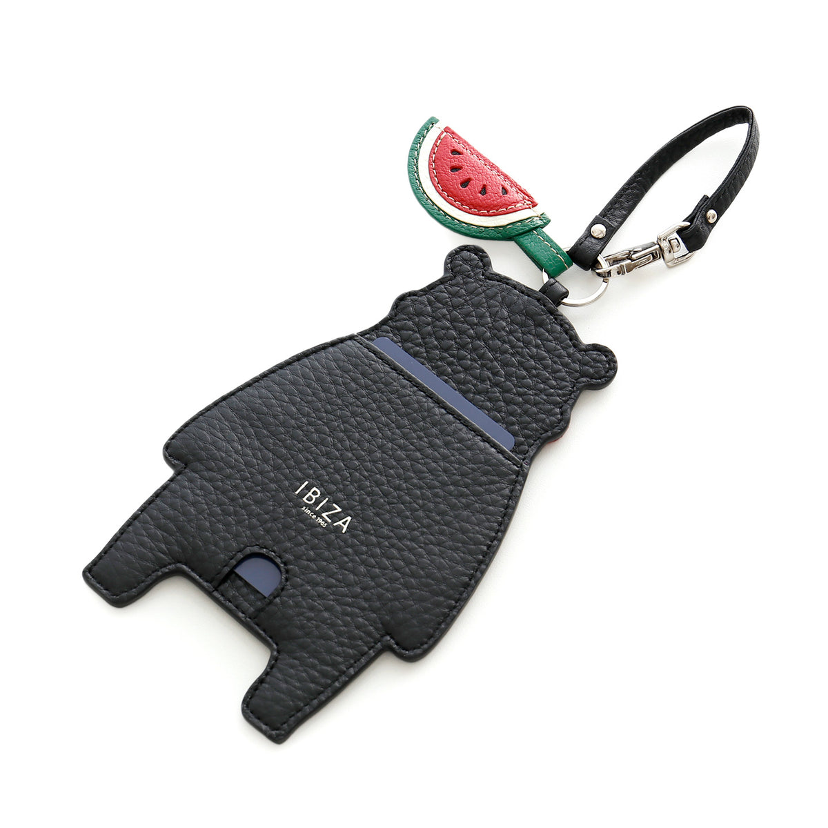 【くまモンコラボ商品】牛革　パスケース