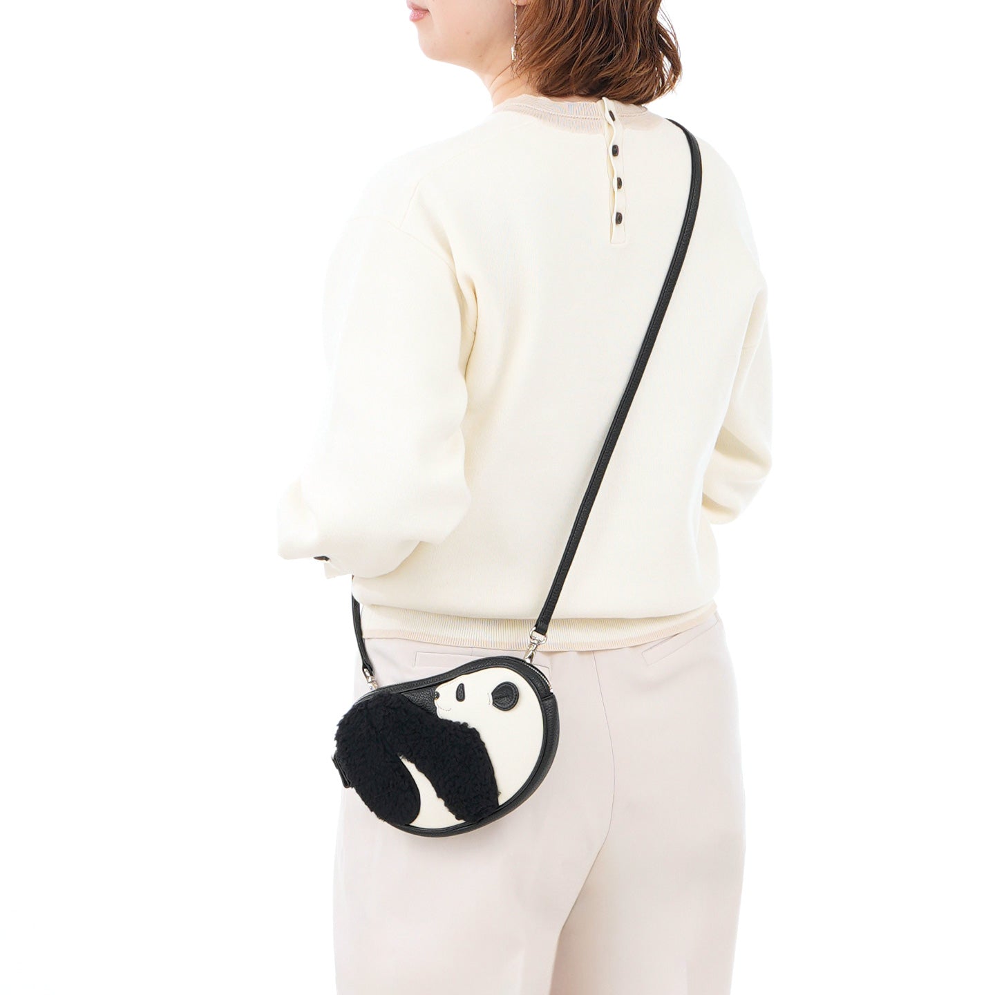 【直営・一部店舗限定】アニマーダ　牛革　ポシェット(パンダ)