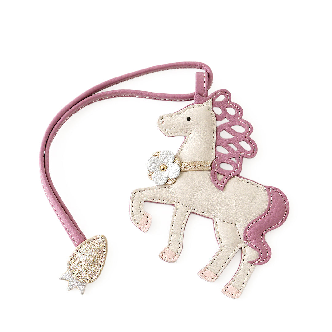 アニマーダ　牛革　チャーム（ウマ）
