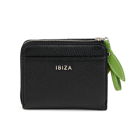 アニマーダ　牛革　二つ折り財布(パンダ)