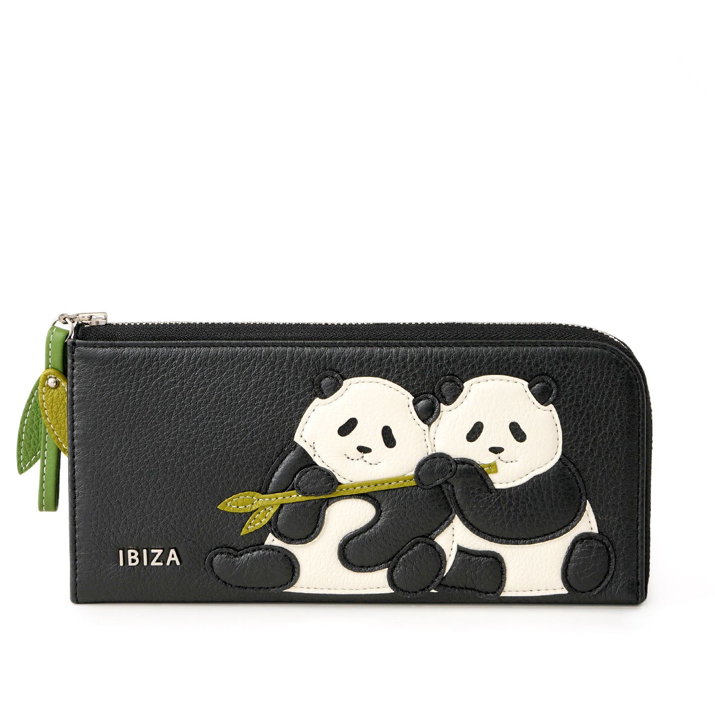 【直営・一部店舗限定】アニマーダ　牛革　L字ファスナー長財布(パンダ)