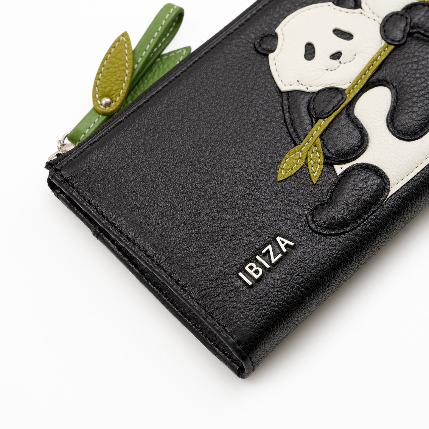 【直営・一部店舗限定】アニマーダ　牛革　L字ファスナー長財布(パンダ)