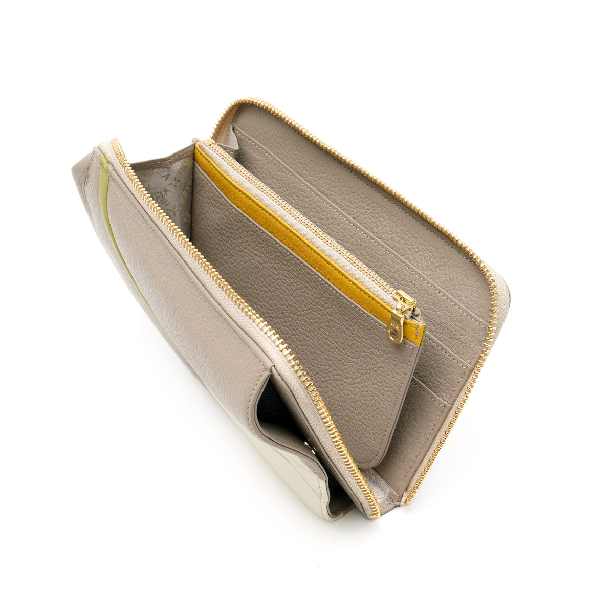 プレーサ　牛革　ウォレット&スマートフォンポシェット