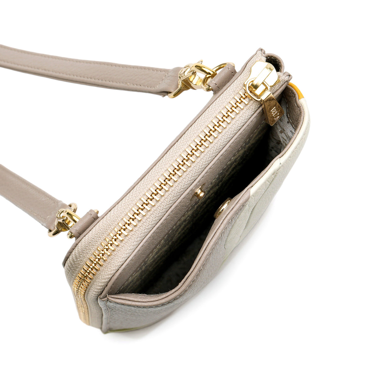 プレーサ　牛革　ウォレット&スマートフォンポシェット