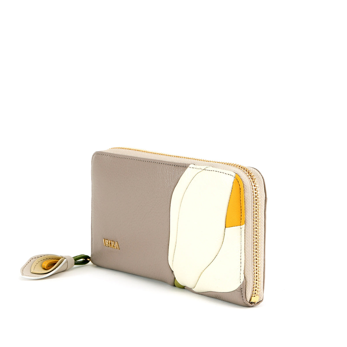 プレーサ　牛革　ラウンドファスナー長財布