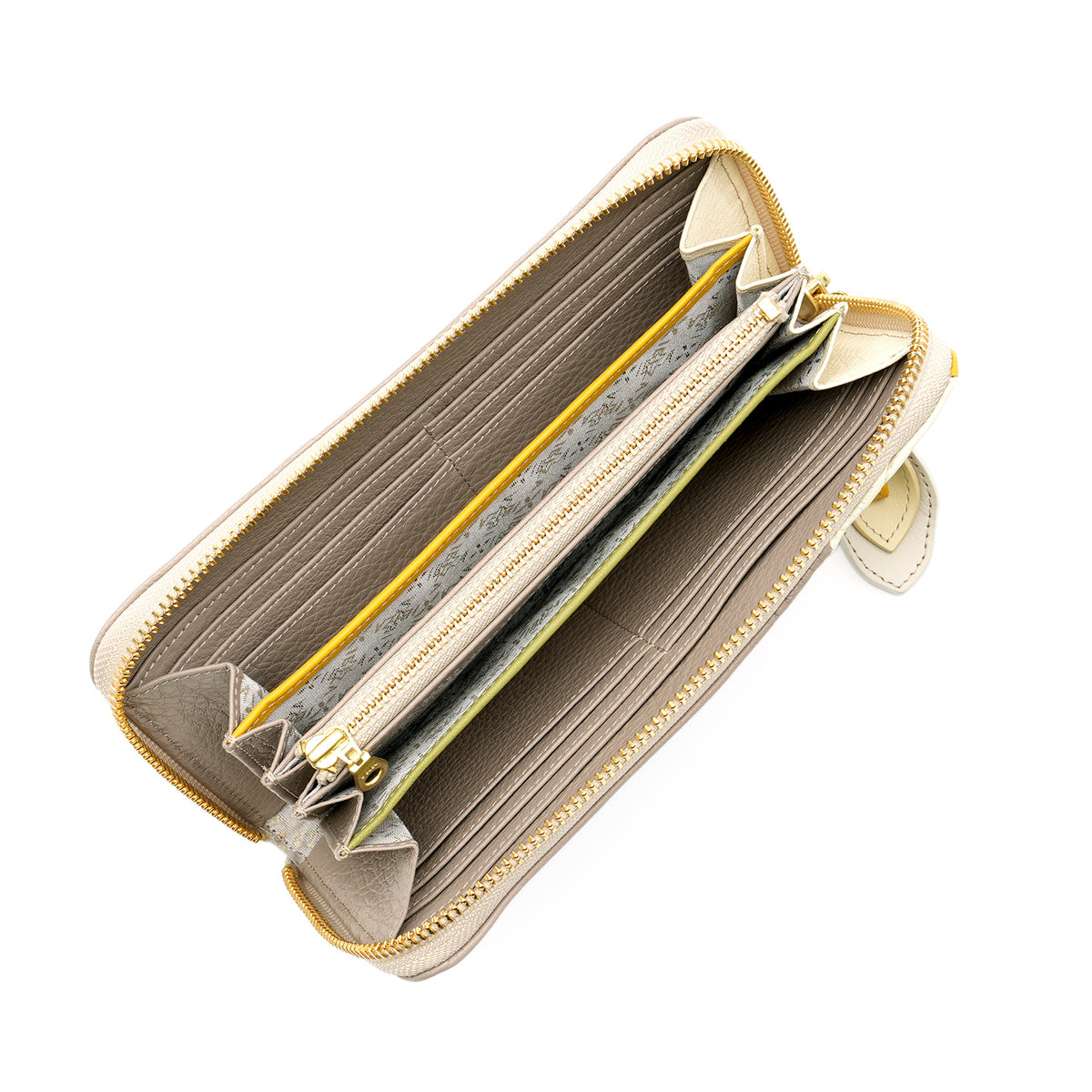 プレーサ　牛革　ラウンドファスナー長財布