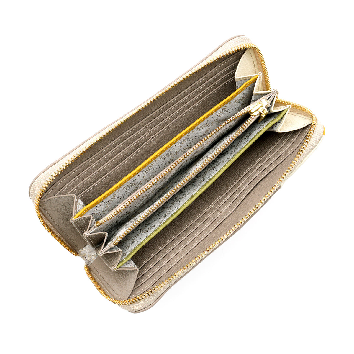 プレーサ　牛革　ラウンドファスナー長財布