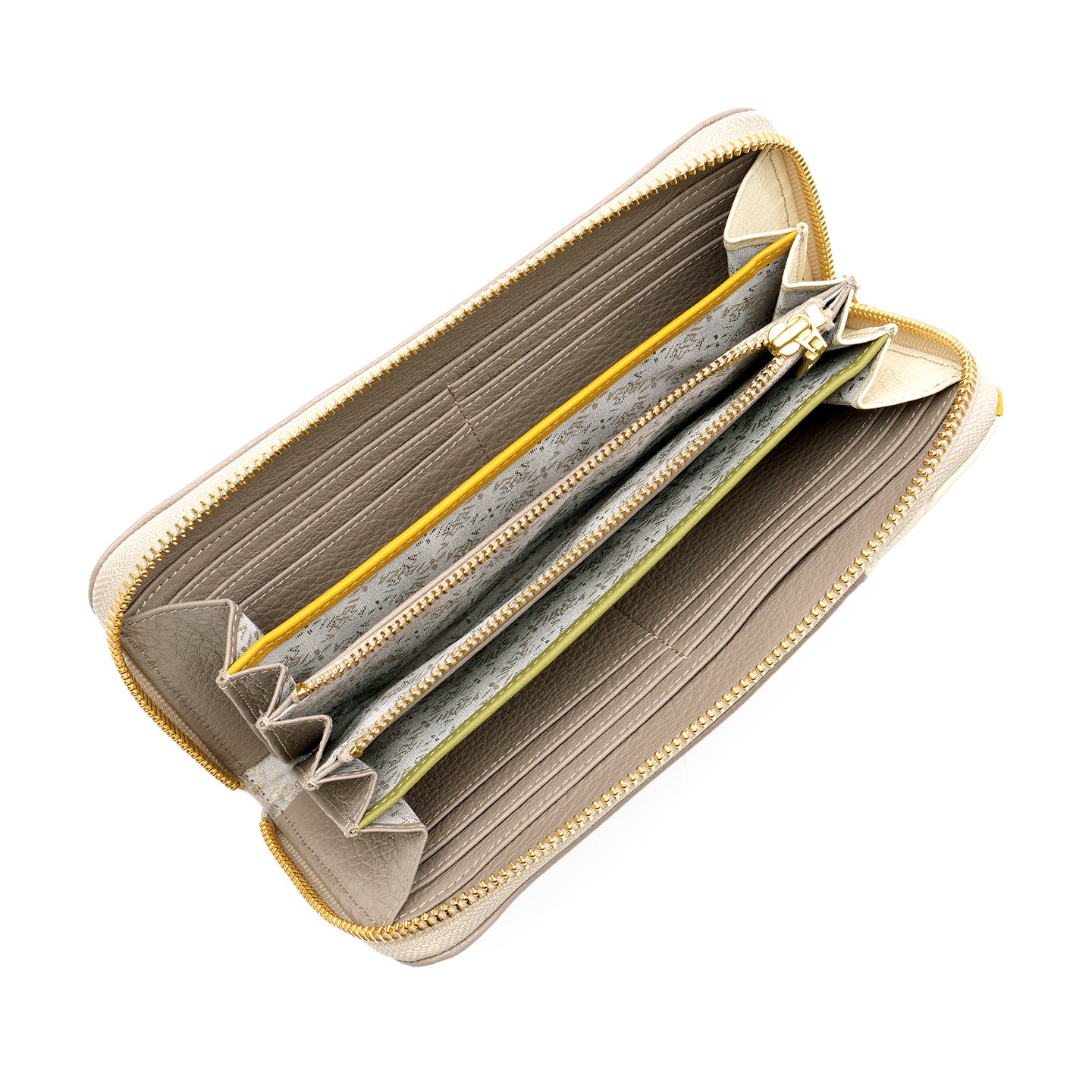 プレーサ　牛革　ラウンドファスナー長財布