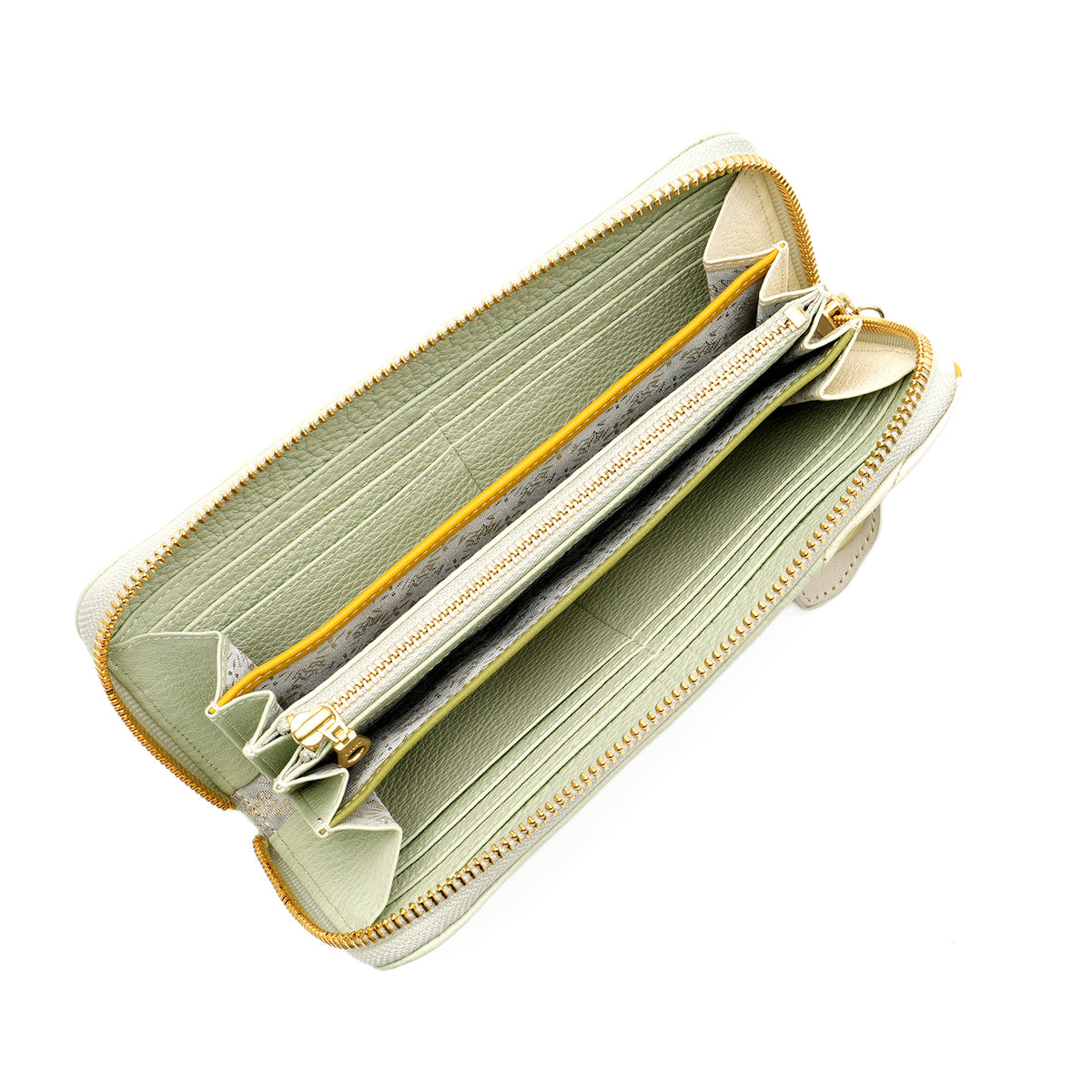 プレーサ　牛革　ラウンドファスナー長財布