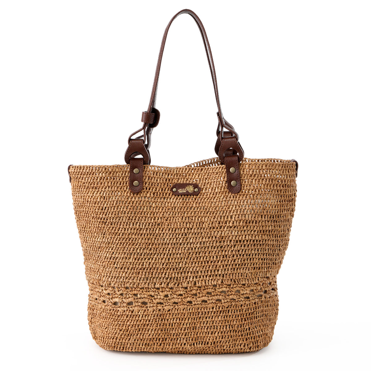 ラフィア　セミショルダーバッグ