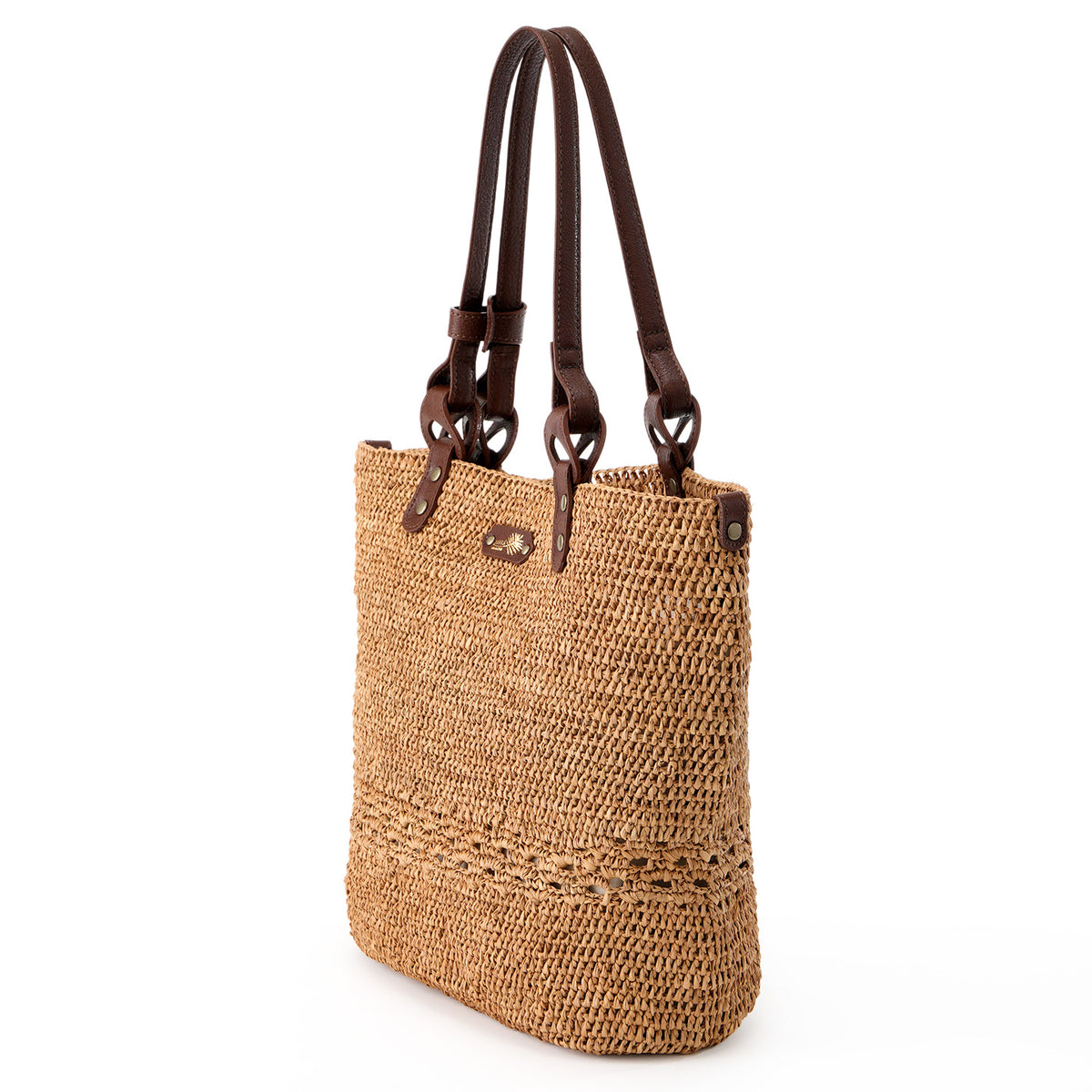 ラフィア　セミショルダーバッグ