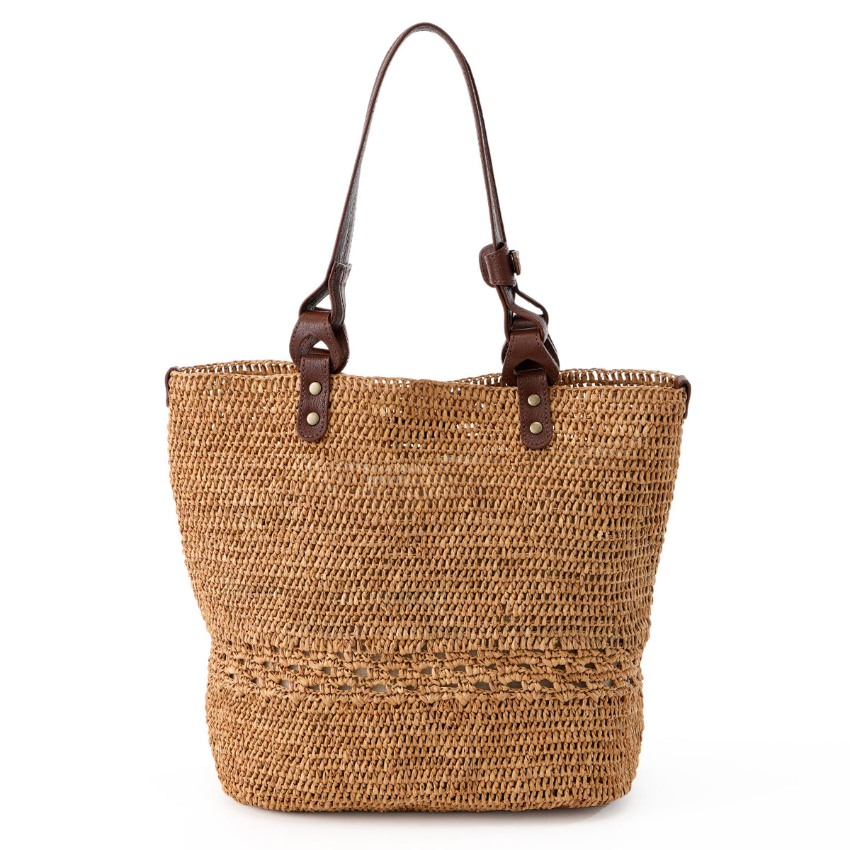 ラフィア　セミショルダーバッグ