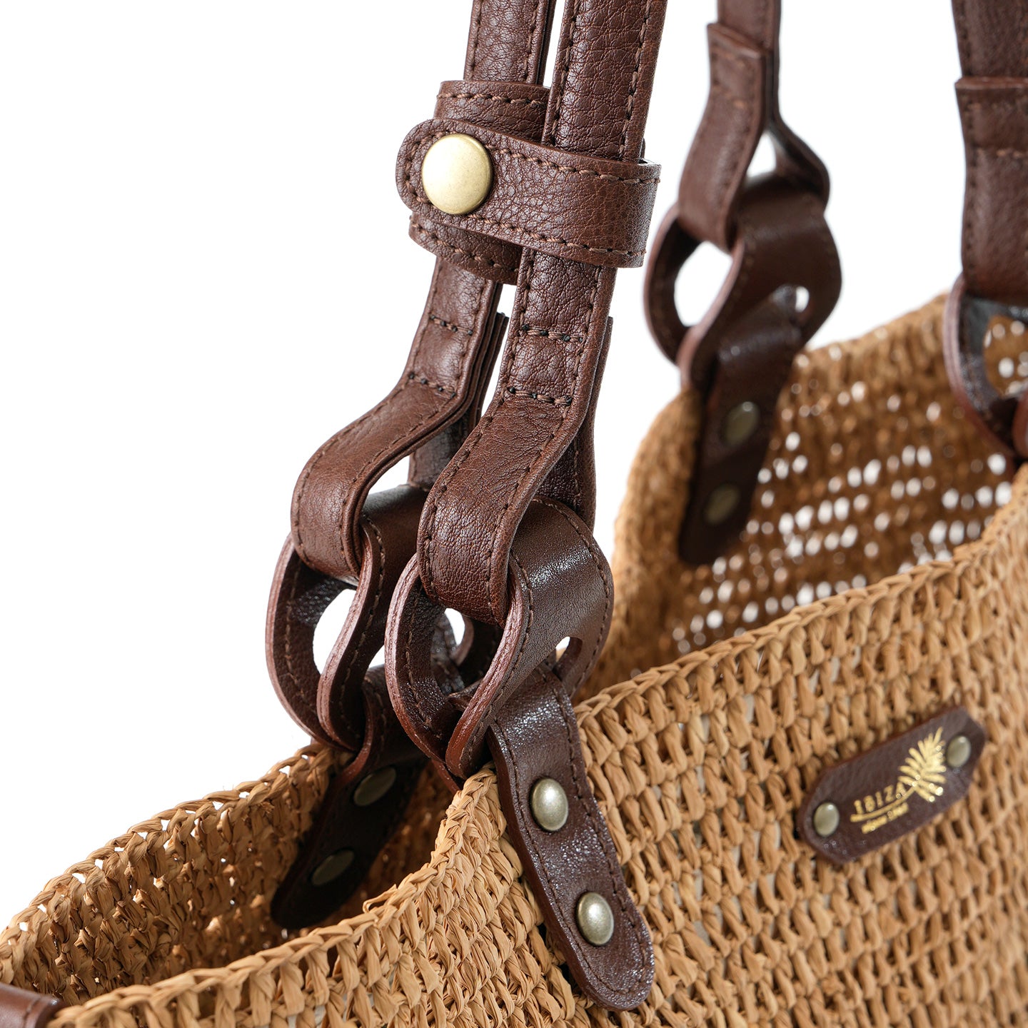 ラフィア　セミショルダーバッグ