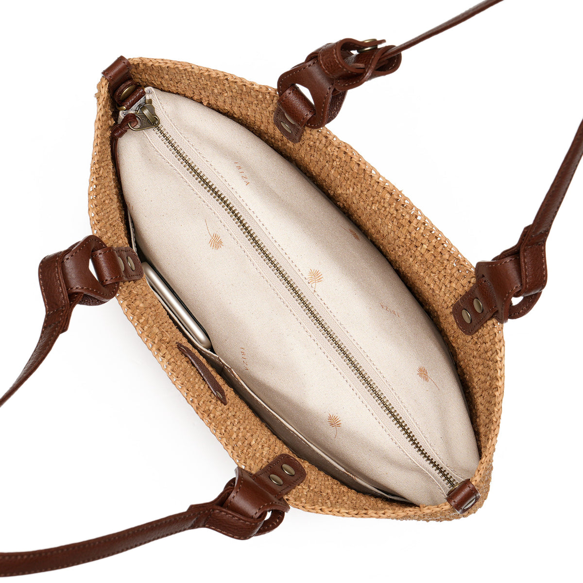 ラフィア　セミショルダーバッグ