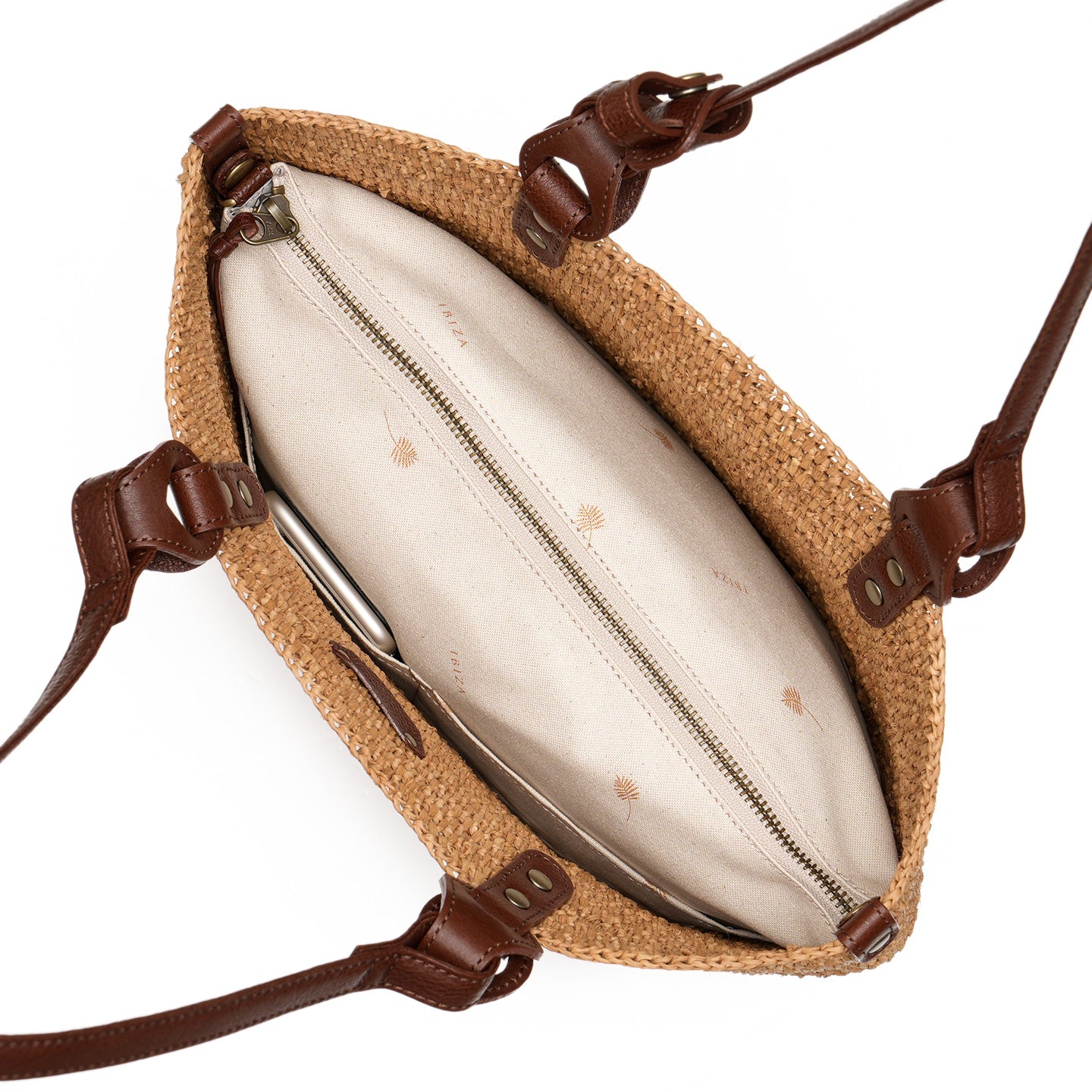 ラフィア　セミショルダーバッグ