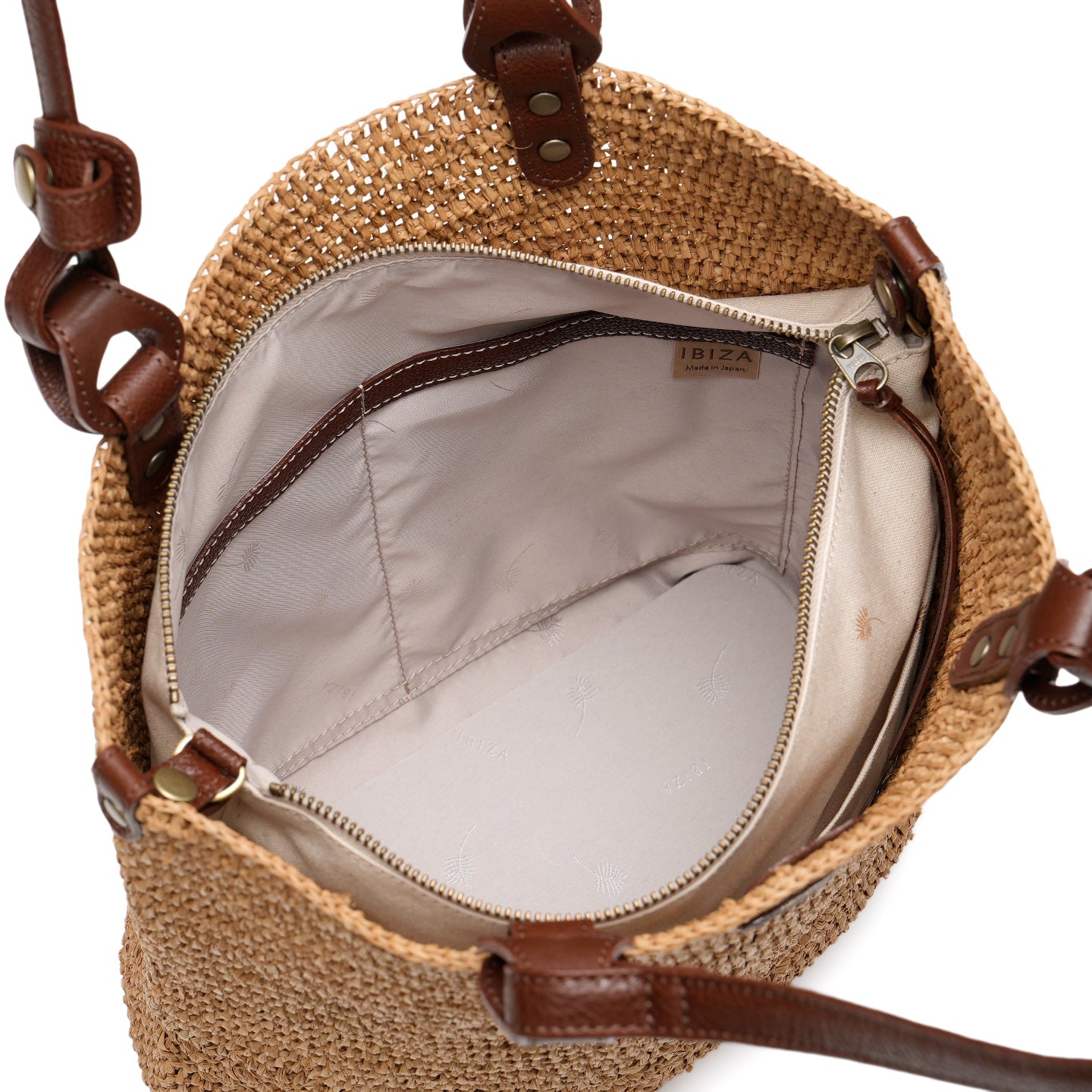 ラフィア　セミショルダーバッグ