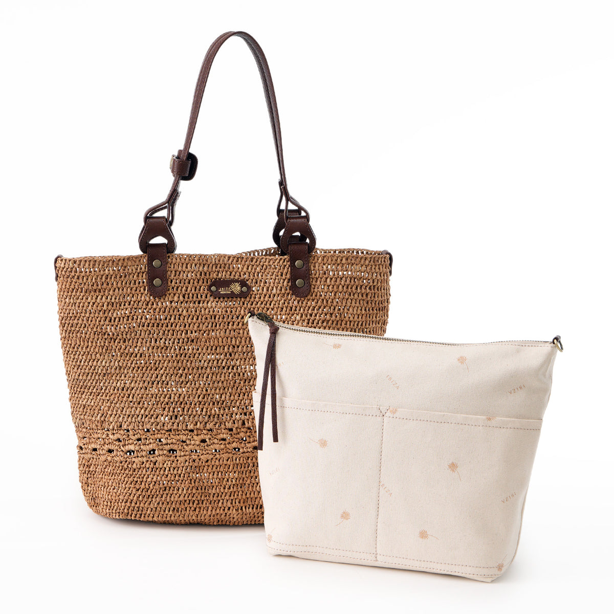 ラフィア　セミショルダーバッグ