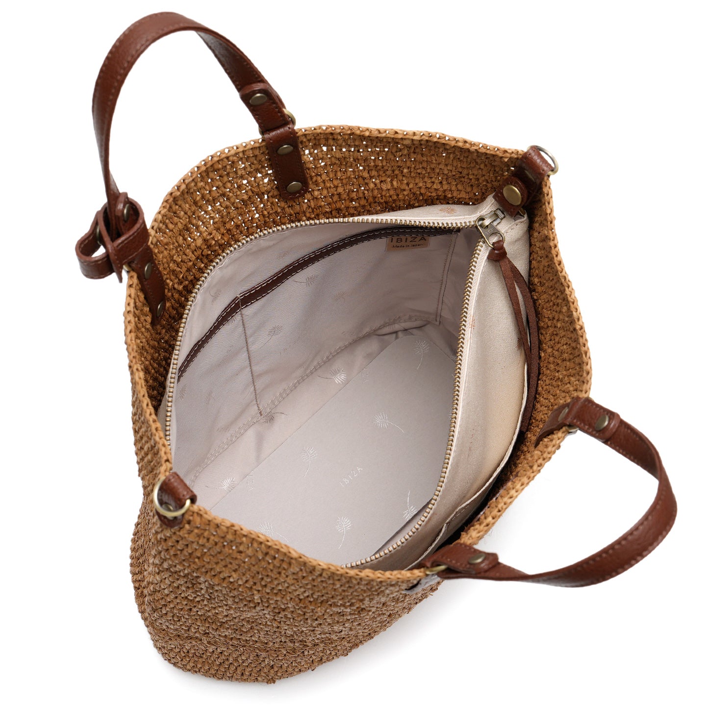 ラフィア　2WAYバッグ