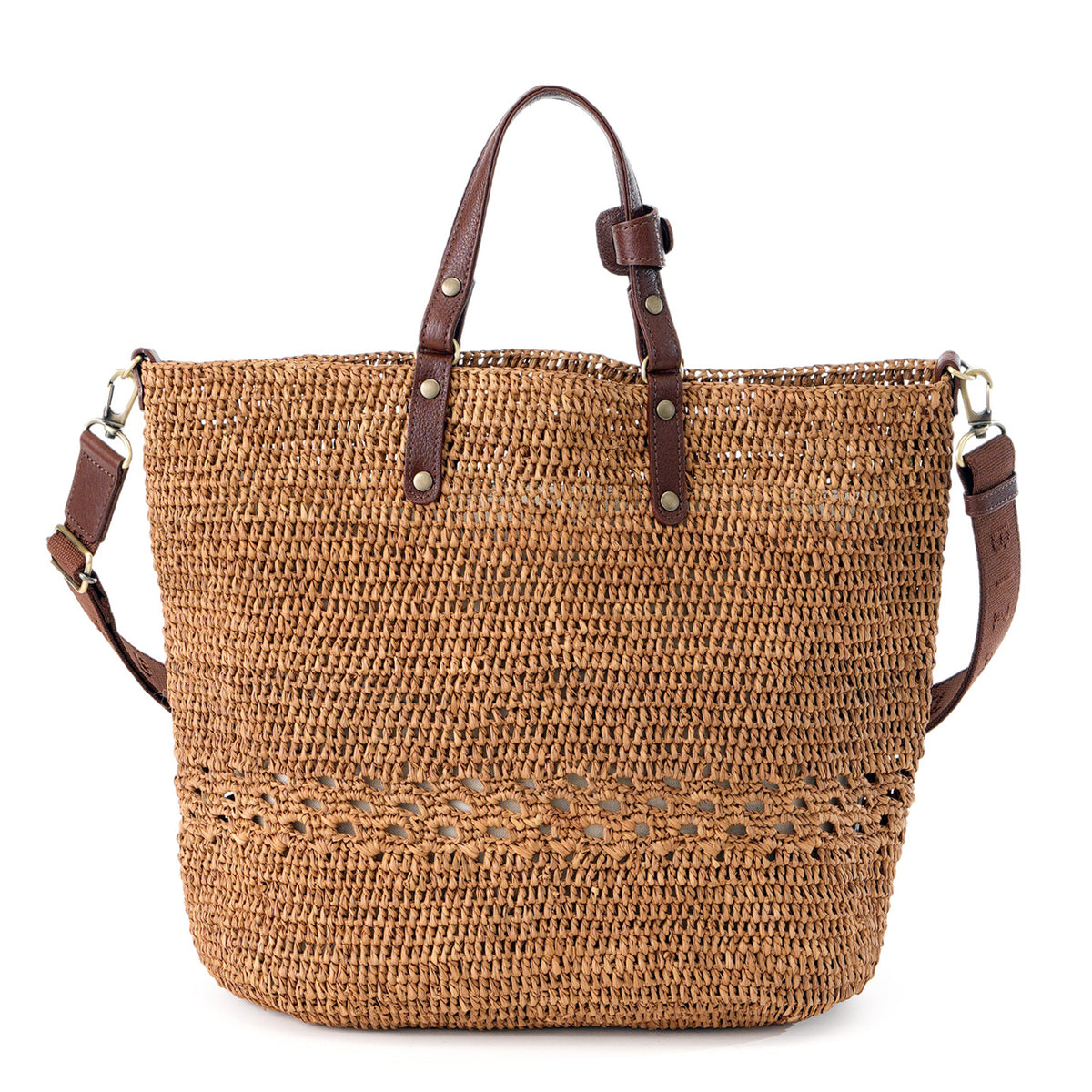 ラフィア　2WAYバッグ