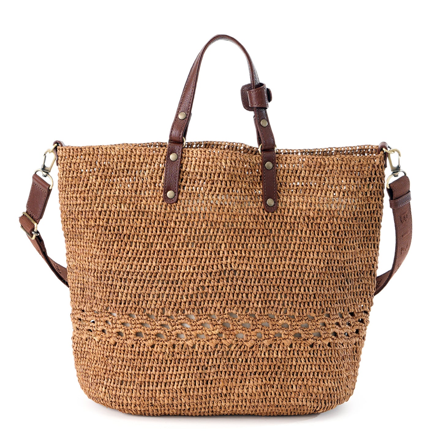 ラフィア　2WAYバッグ