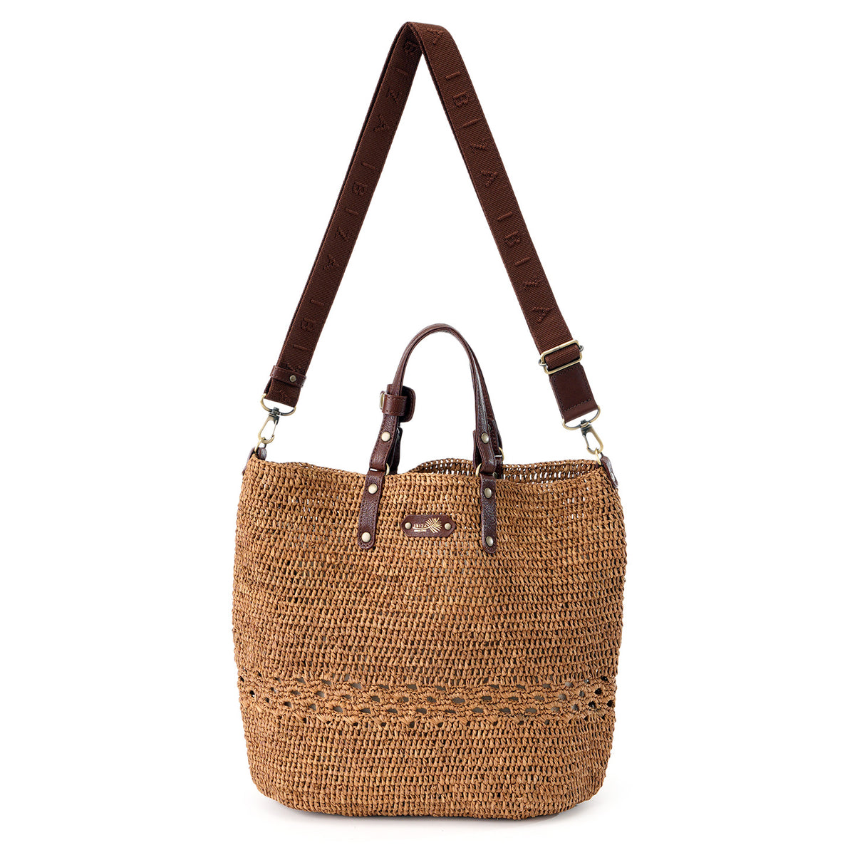 ラフィア　2WAYバッグ