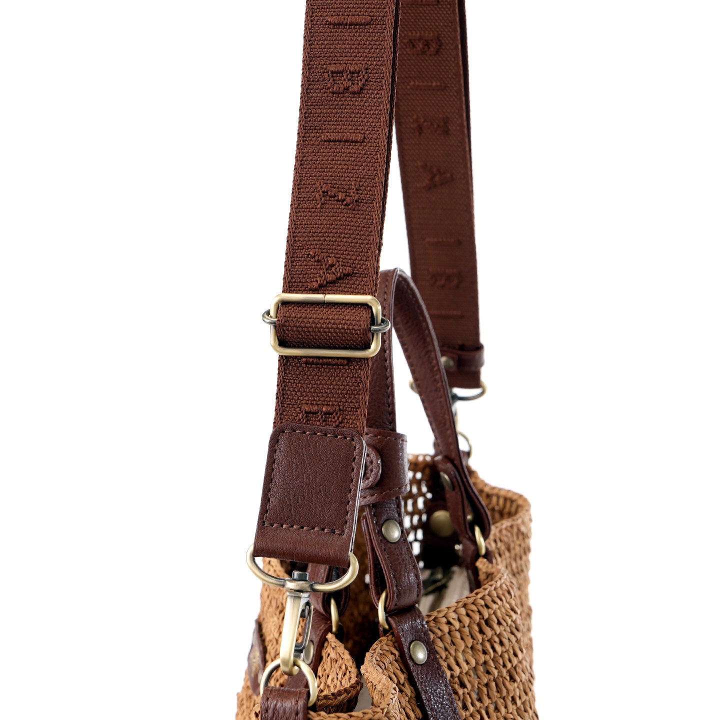 ラフィア　2WAYバッグ