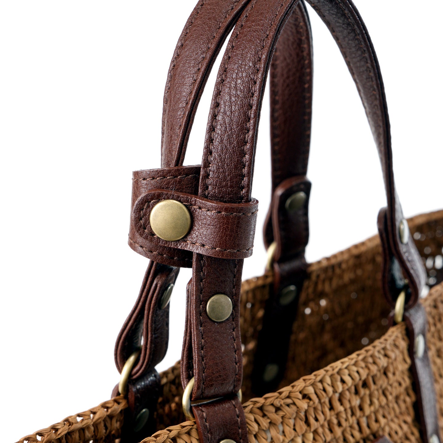 ラフィア　2WAYバッグ