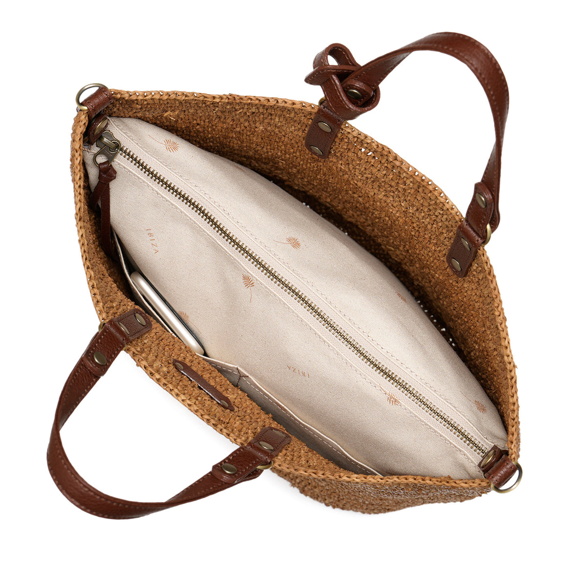 ラフィア　2WAYバッグ