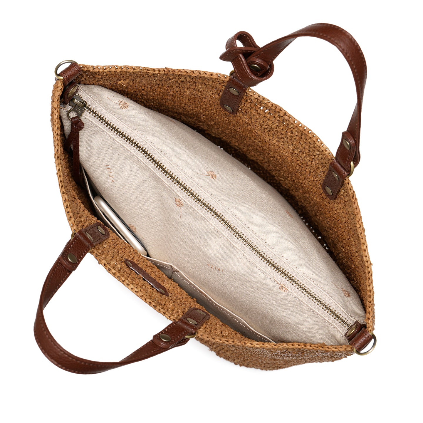 ラフィア　2WAYバッグ