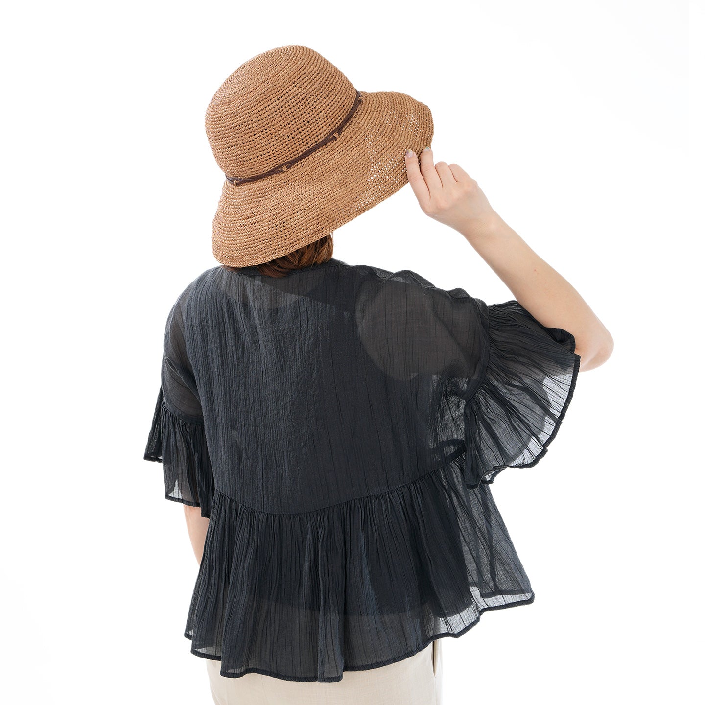 ラフィア　ハット