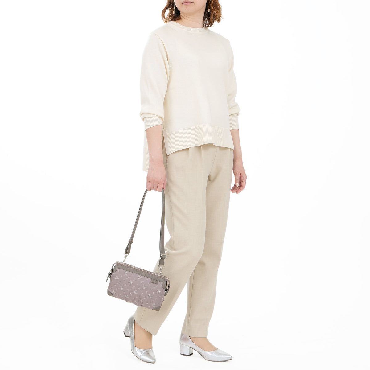 モノグラムナイロン　お財布ポシェット