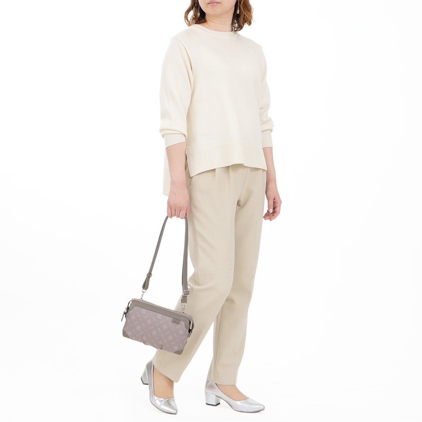 モノグラムナイロン　お財布ポシェット