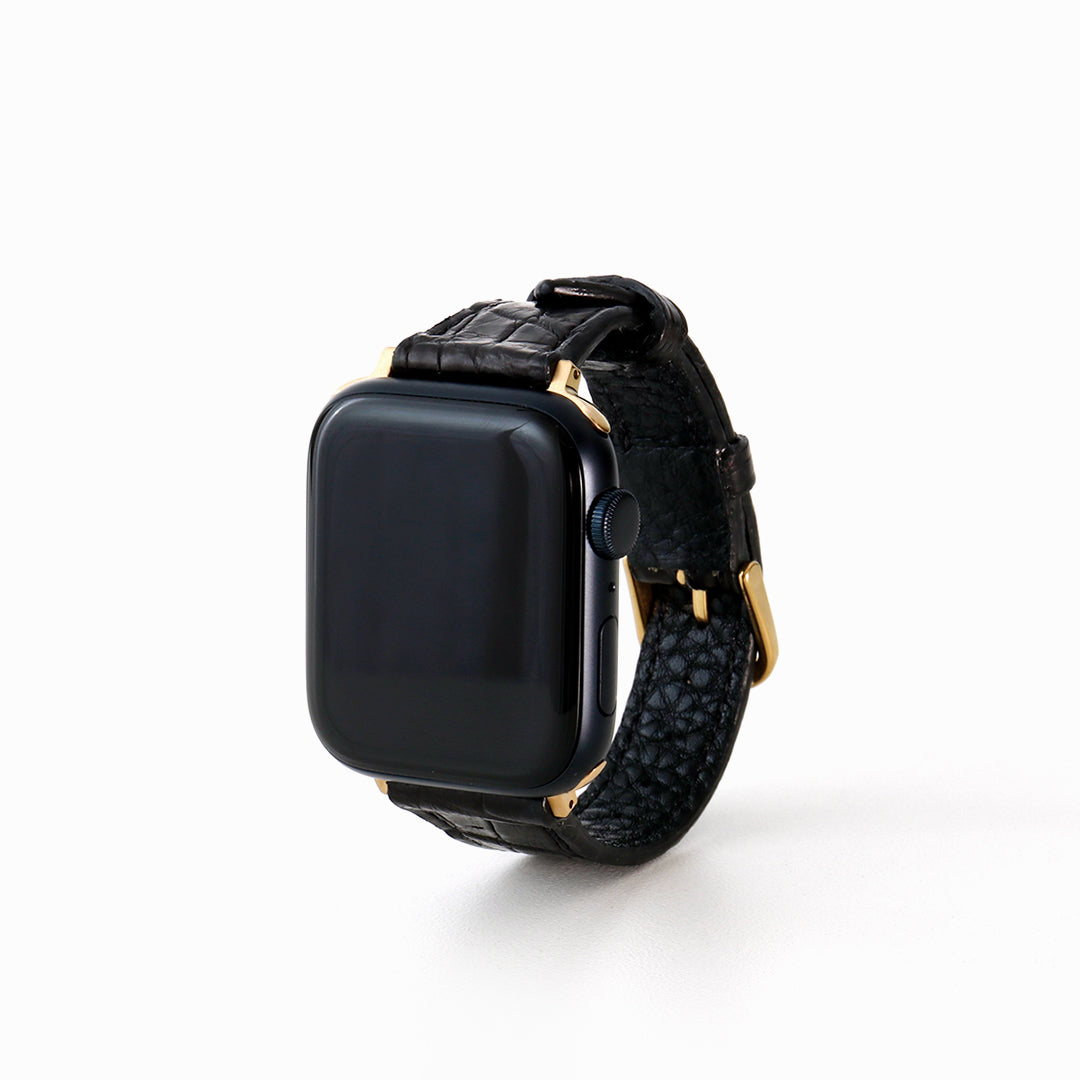 Apple Watch クロコダイルレザーバンド L – イビサ オンライン