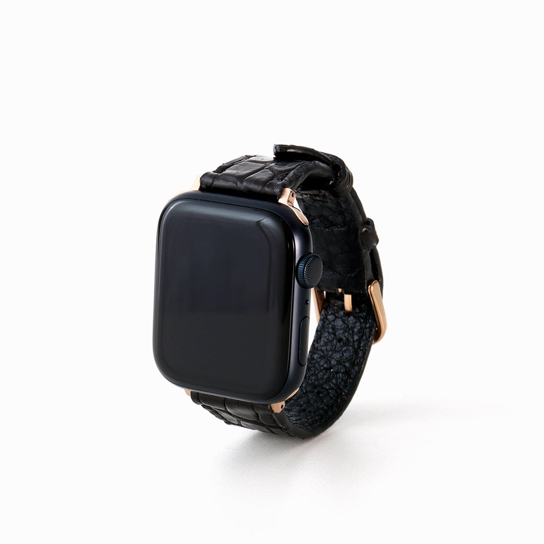 Apple Watch クロコダイルレザーバンド L
