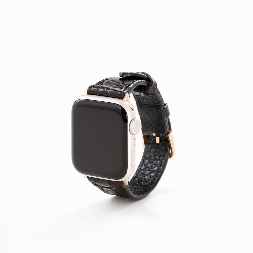 Apple Watch クロコダイルレザーバンド S