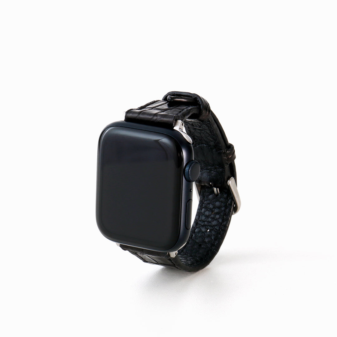 Apple Watch クロコダイルレザーバンド L